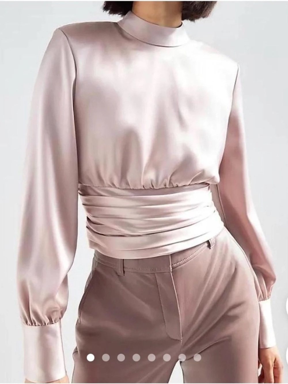 Aritzia Babaton Rosalia Satin Blouse - NWT